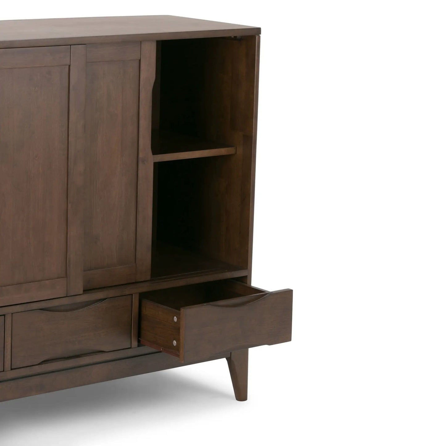 Harper Handcrafted Rubberwood Storage Cabinet