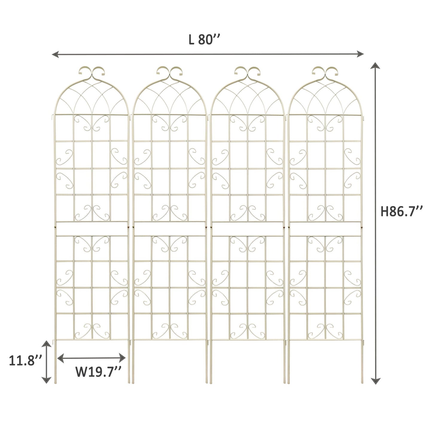 Metal Trellis For Climbing Plants And Vines