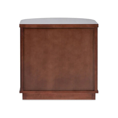 Valentine Two Drawer Beech Storage Side Table