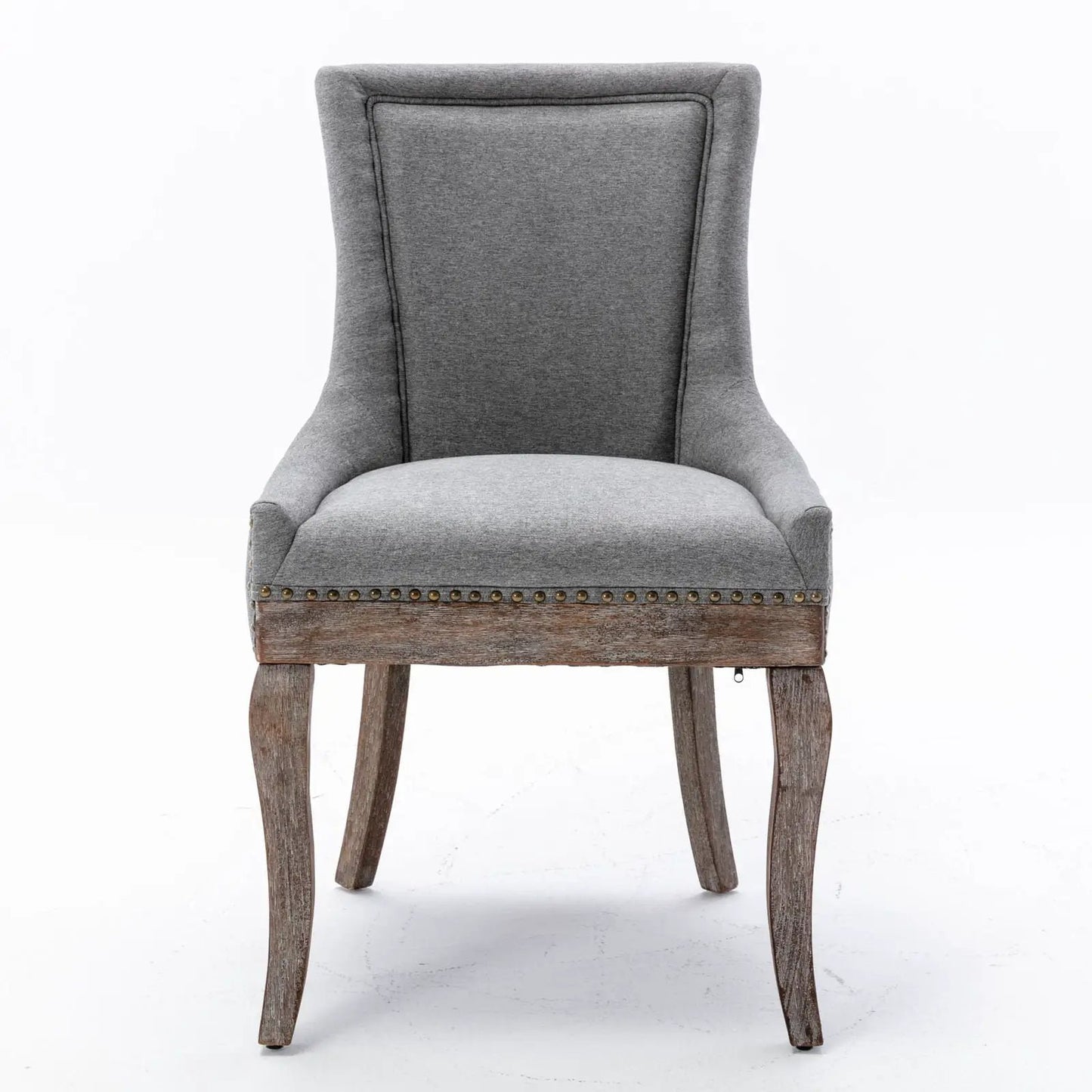 Ultra Side Dining Chair Set of 2 with Nail Heads