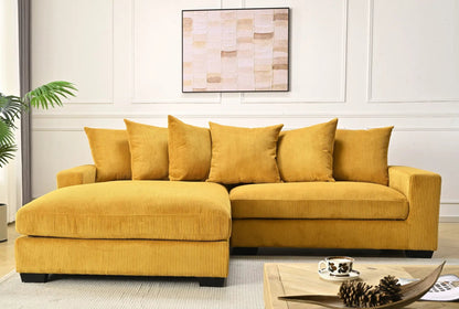 Luxe Oversized 2 Piece Sectional Sofa for Living