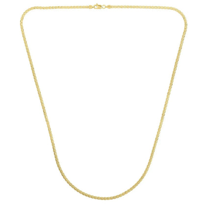 Ice Barrel Chain necklace in 14k yellow gold, 2.70 mm, by Bids.com on Tampa Home & Garden Store