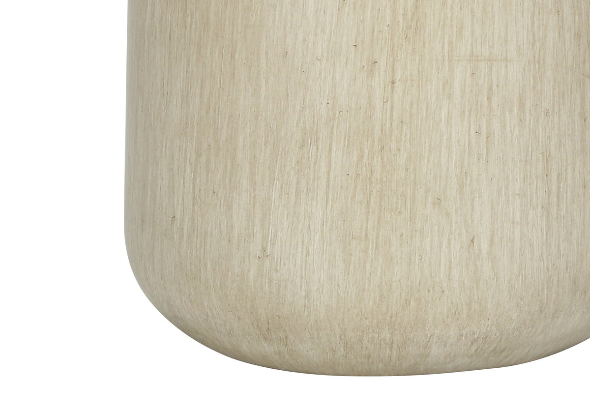 Lighting Table Lamp Concrete Contemporary beige textured base with rounded edge on Tampa Home & Garden Store