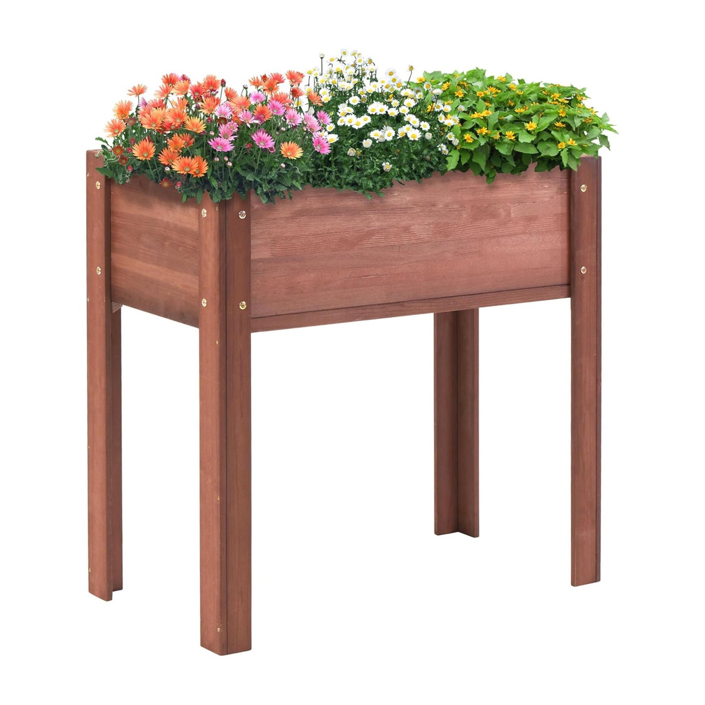 Raised Outdoor Garden Bed and Planter Box
