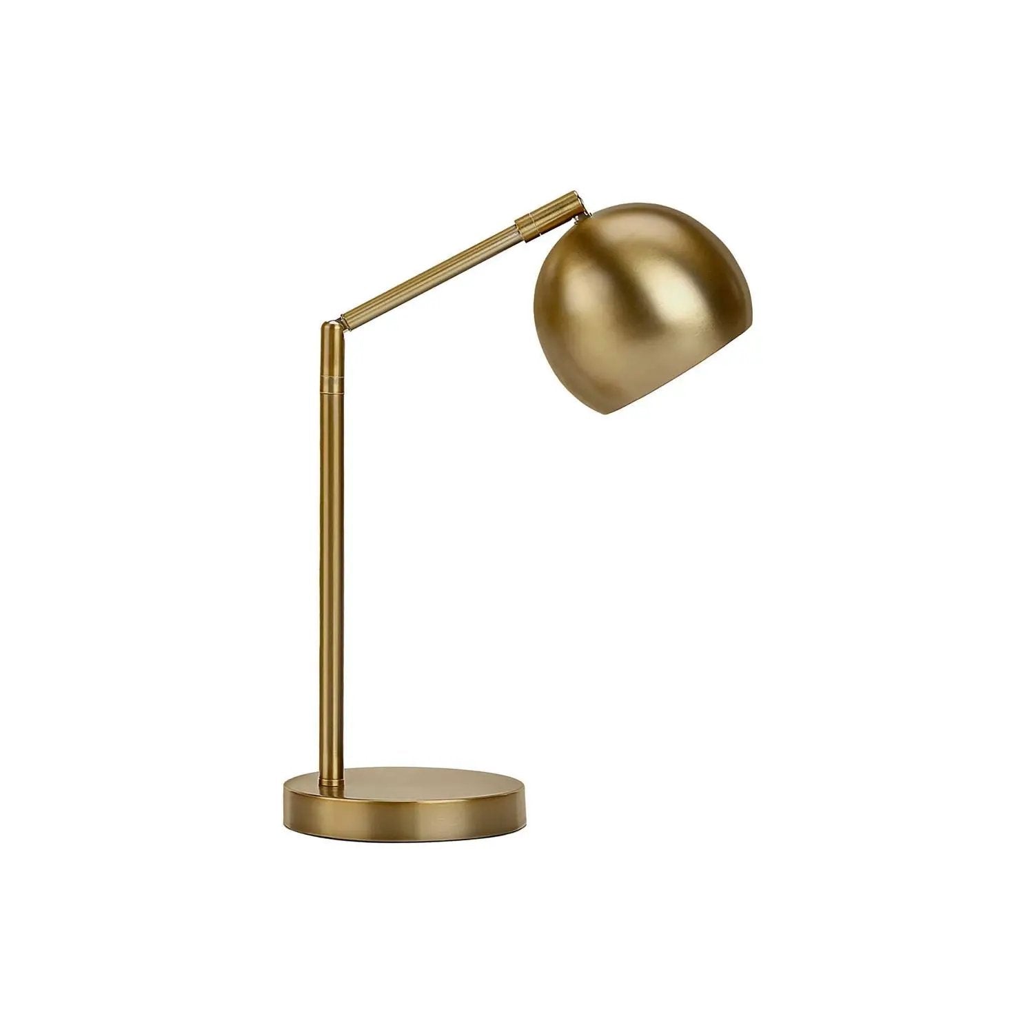 Table lamp gold metal with adjustable arm and dome shade Unique Piece Furniture on Tampa Home & Garden Store