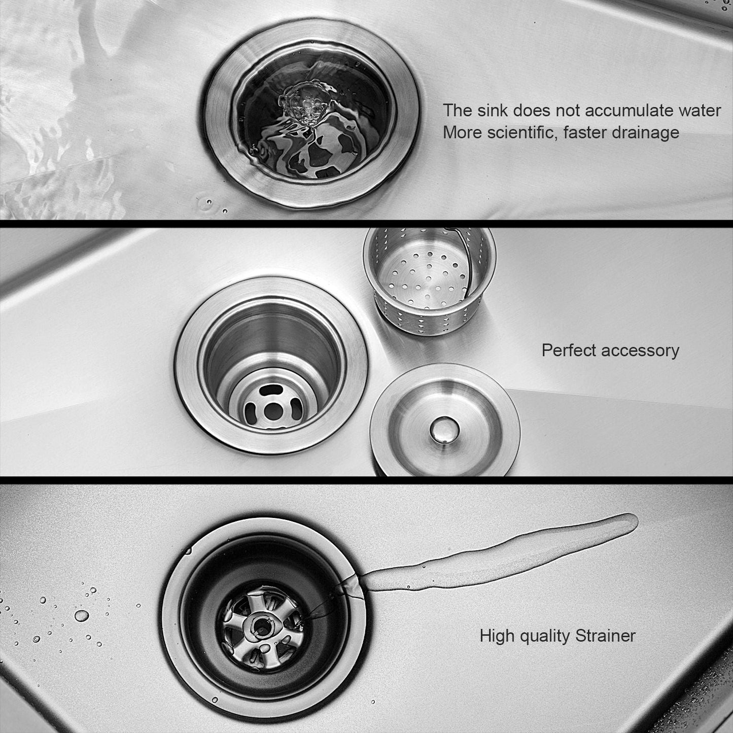 The Deep Single Bowl Undermount Stainless Sink