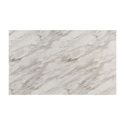Sheena dining table with faux marble top in white gray, marble texture HouseOfZazla on Tampa Home & Garden Store