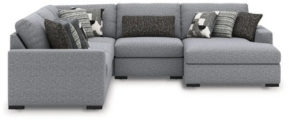 Bealton Sectional sofa in grey textured fabric by Unique Piece Furniture on Tampa Home & Garden Store