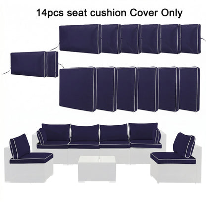 Wicker Sectional Sofa Cushion Covers and a Set