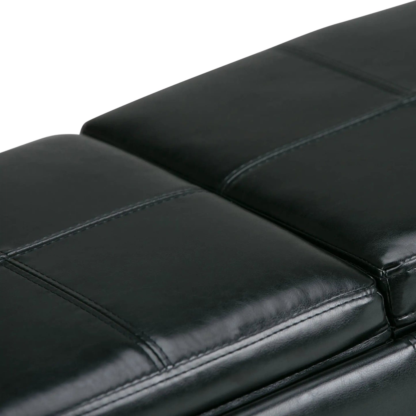 Avalon Upholstered Storage Ottoman With Trays