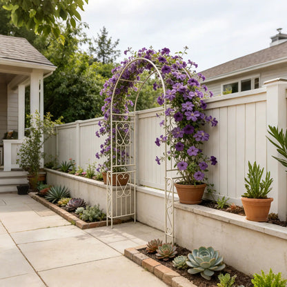 Metal Garden Arch Trellis for Climbing Roses