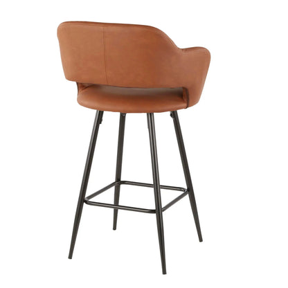 Margarite Contemporary Counter Stool Set of Two