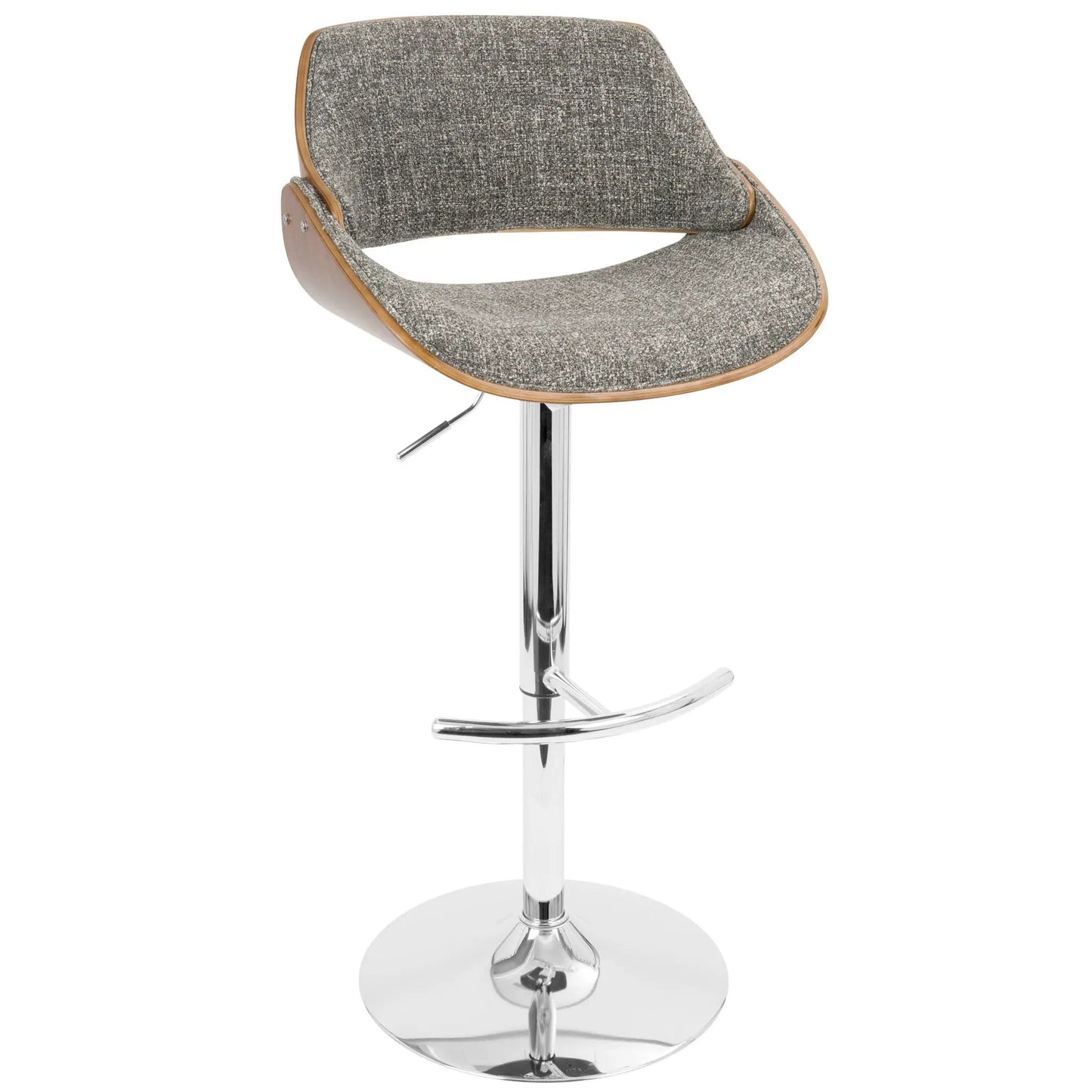 Fabrizzi Mid Century Barstool with Swivel