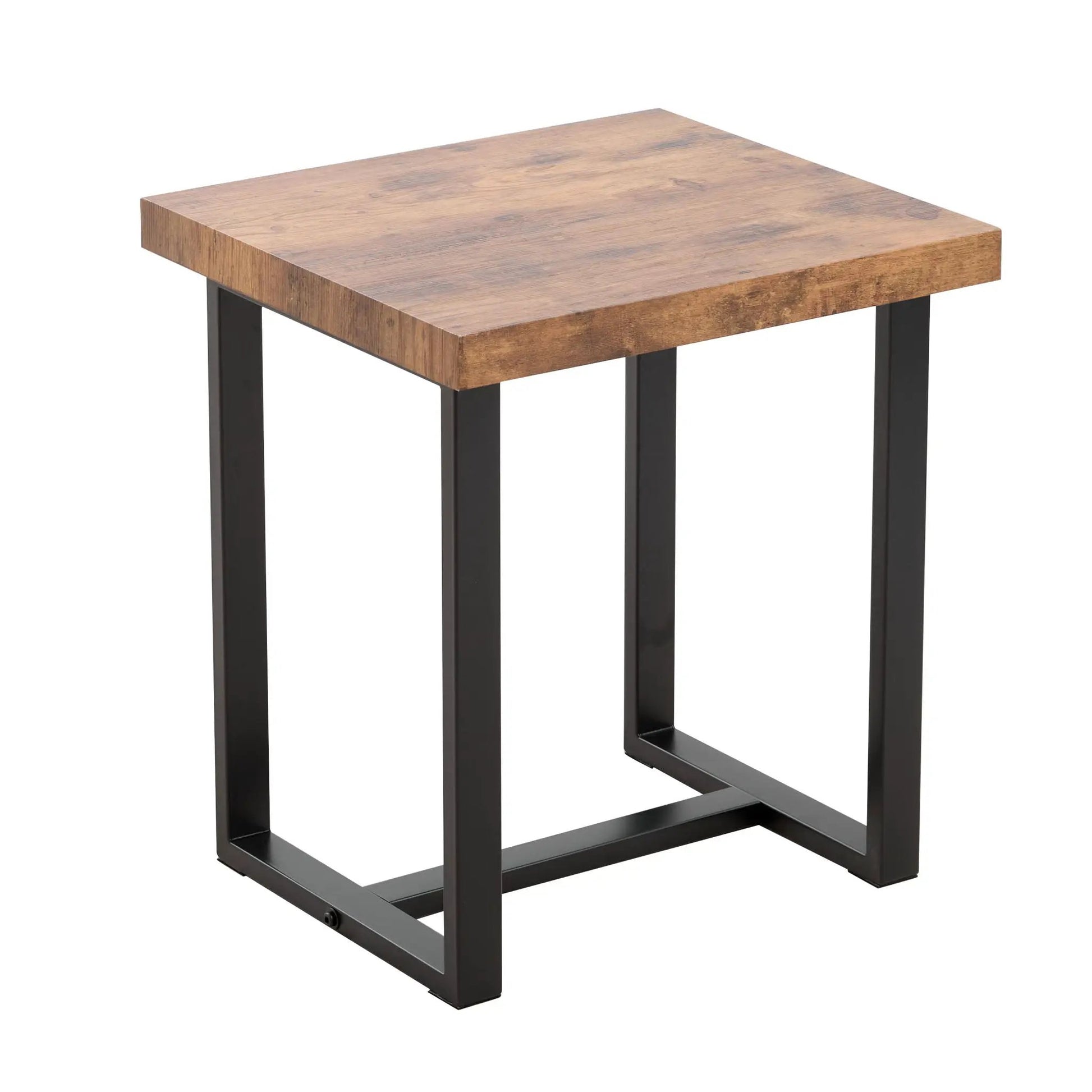 Coffee table by Unique Piece Furniture with wood top and black metal legs on Tampa Home & Garden Store
