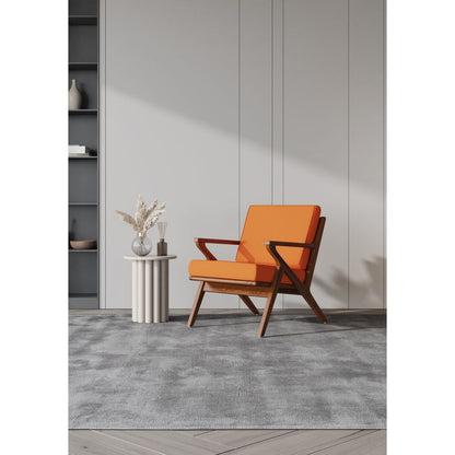 Martelle Accent Armchair orange upholstered with wooden frame HouseOfZazla on Tampa Home & Garden Store