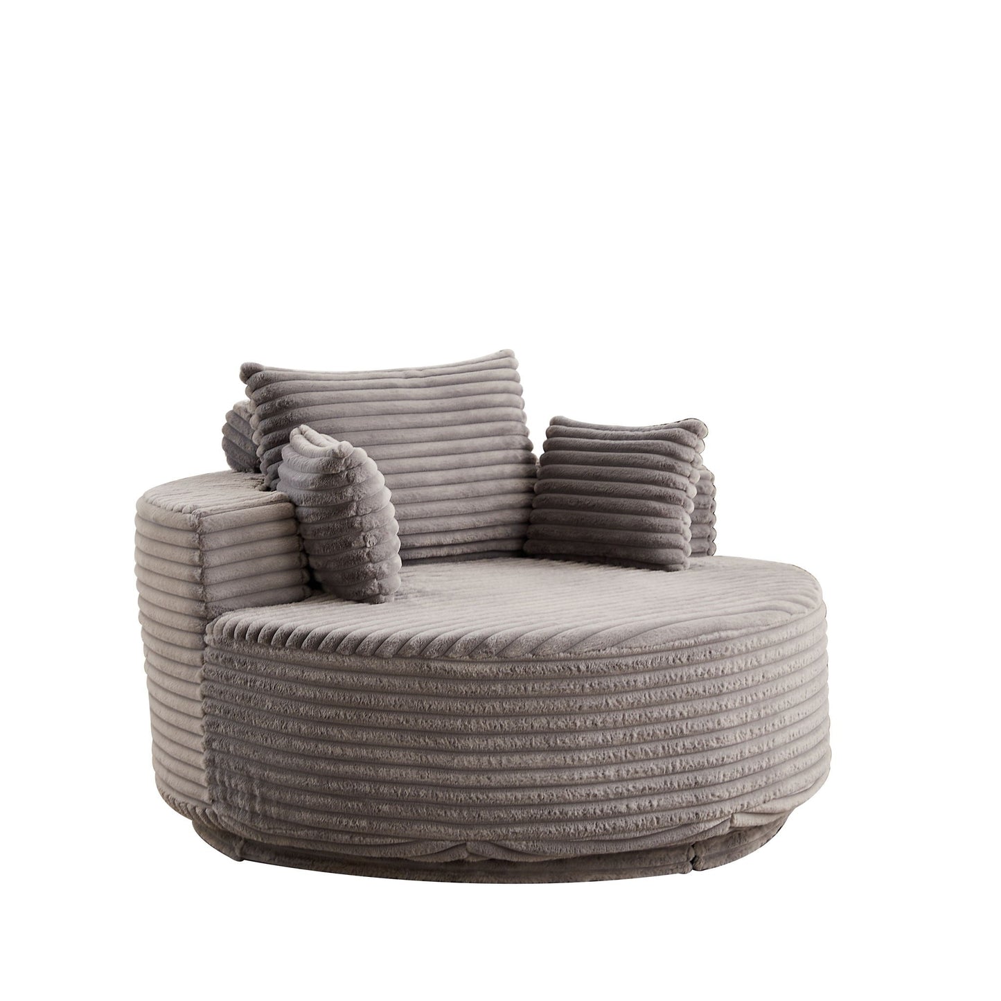Modern Single Sofa and Swivel Sleeper Chair