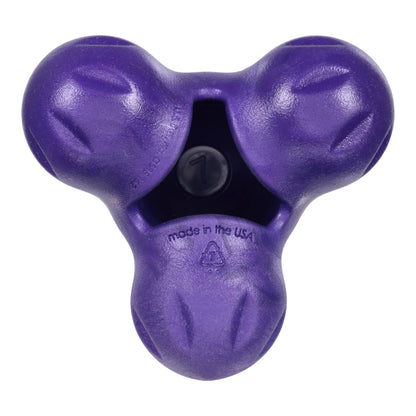 Tux Eggplant dog toy West Paw, purple, durable on Tampa Home & Garden Store