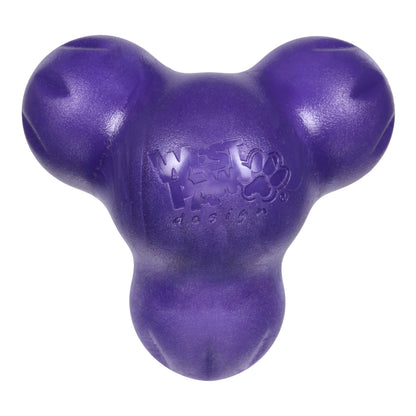 Tux Eggplant dog toy by West Paw in purple on Tampa Home & Garden Store