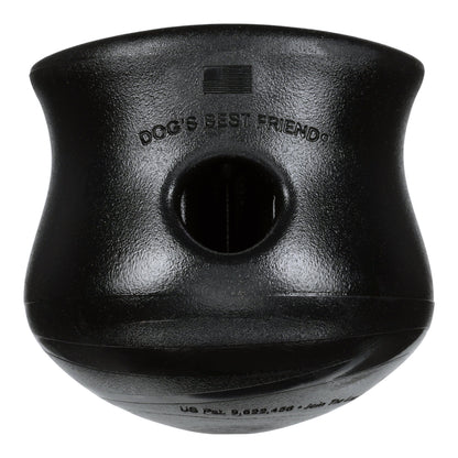 Toppl Halloween dog toy by West Paw, black treat-dispensing rubber toy on Tampa Home & Garden Store