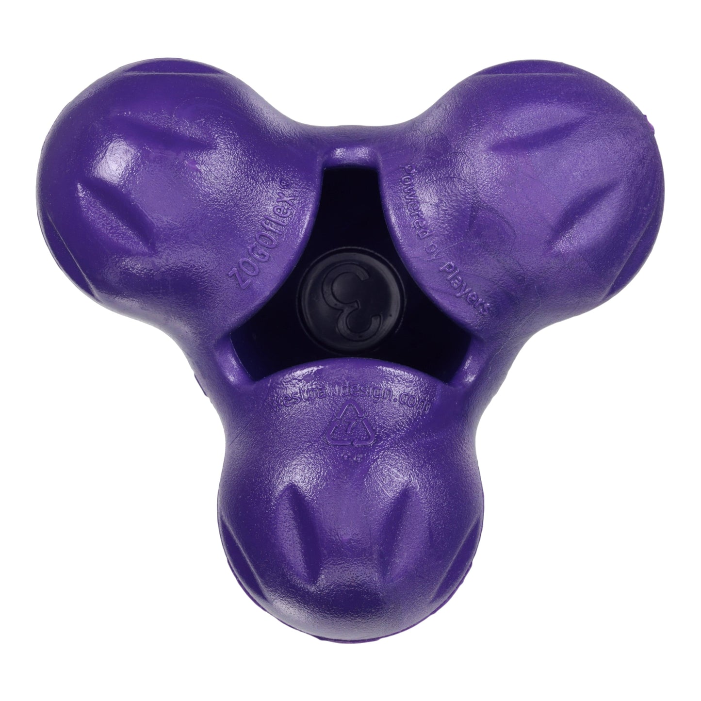 Tux Eggplant dog toy by West Paw in purple Zogoflex on Tampa Home & Garden Store