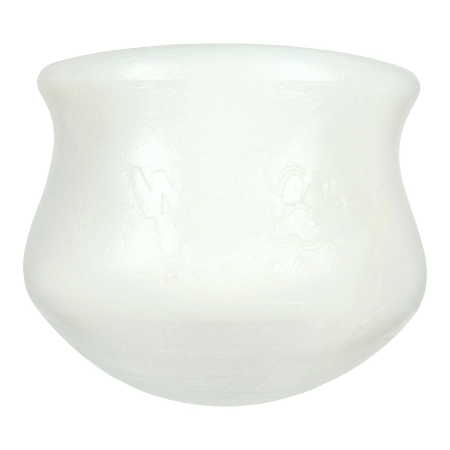 Toppl Halloween dog toy by West Paw, white durable hollow treat dispenser on Tampa Home & Garden Store