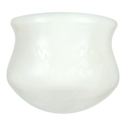 Toppl Halloween dog toy by West Paw, white durable hollow treat dispenser on Tampa Home & Garden Store
