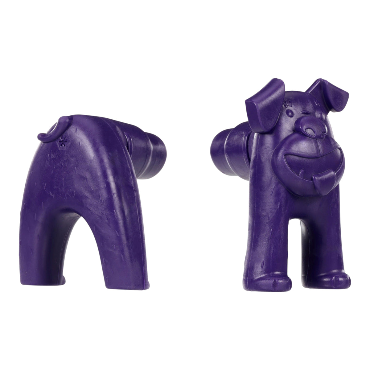 Toppl Stopper Eggplant dog toy pair in purple by West Paw on Tampa Home & Garden Store