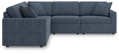 Modmax Sectional Ink fabric stationary L-shaped sofa with left chaise by Unique Piece Furniture on Tampa Home & Garden Store