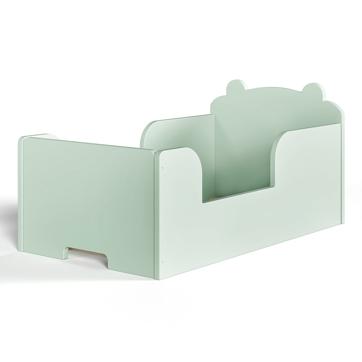 Toddler bear-shaped floor bed frame in mint green by HouseOfZazla, beds & bed frames on Tampa Home & Garden Store