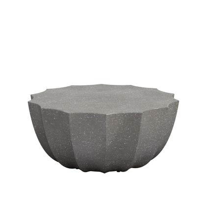 Modern Round Coffee Table for Patio or Deck
