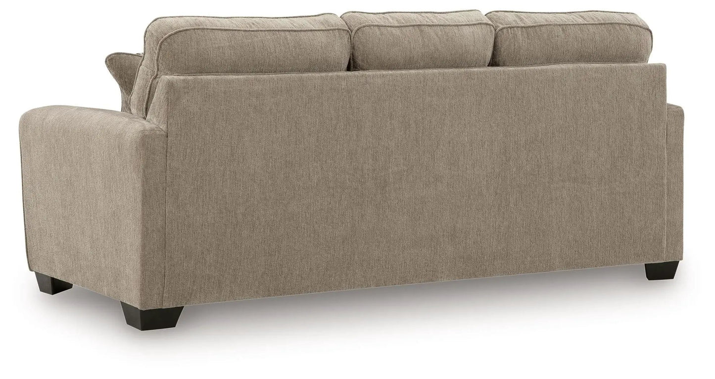 Olten beige stationary chair with back cushions and dark legs Unique Piece Furniture on Tampa Home & Garden Store
