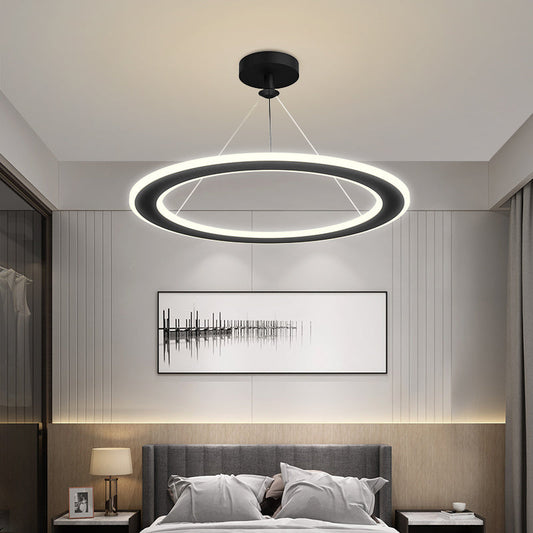 Simple Modern Circular Bedroom Study Chandelier - Tampa Home & Garden Store