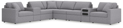 Modmax Sectional in Granite Performance Fabric