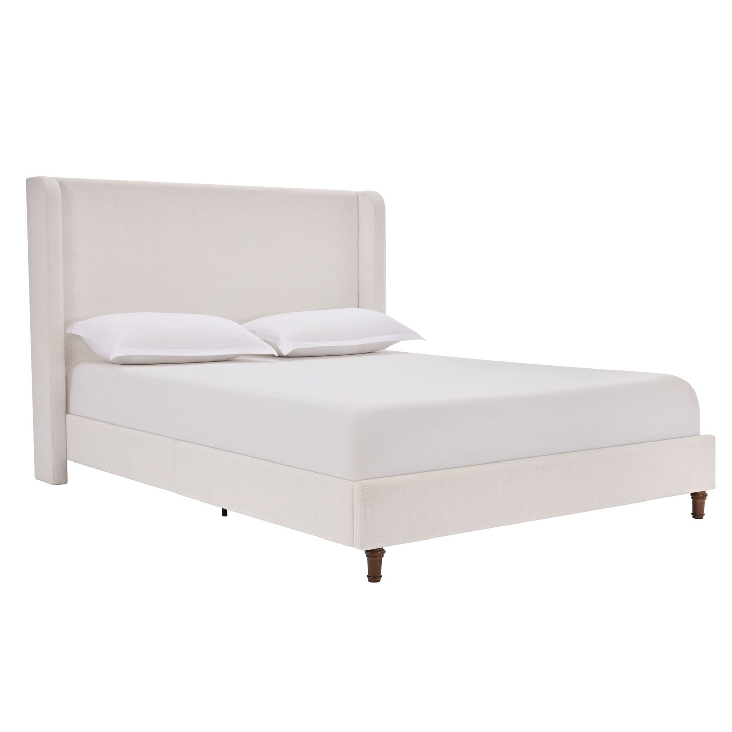 Harper Tall Headboard Upholstered Bed Elegance