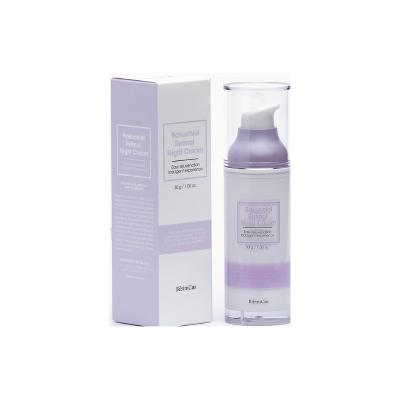 Face cream Beauty Care Bag Bibimcos Bakuchiol Retinal Night Cream lavender bottle with box on Tampa Home & Garden Store