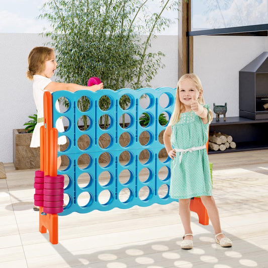 Jumbo 4 in a Row 4-to-Score Giant Game Set-White - Tampa Home & Garden Store