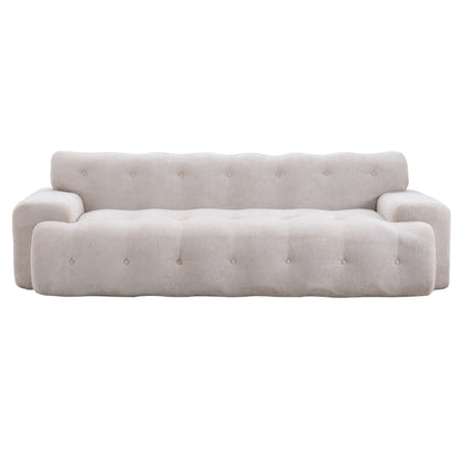 Cloud Chenille Sofa and Button Tufted Design