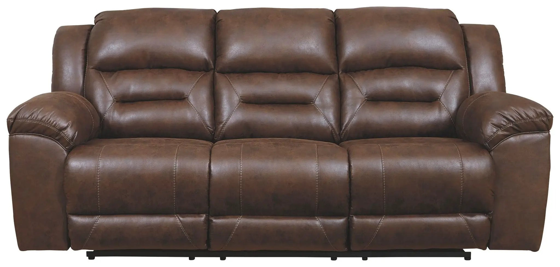 Stoneland - Power Reclining Sofa brown leather Unique Piece Furniture on Tampa Home & Garden Store