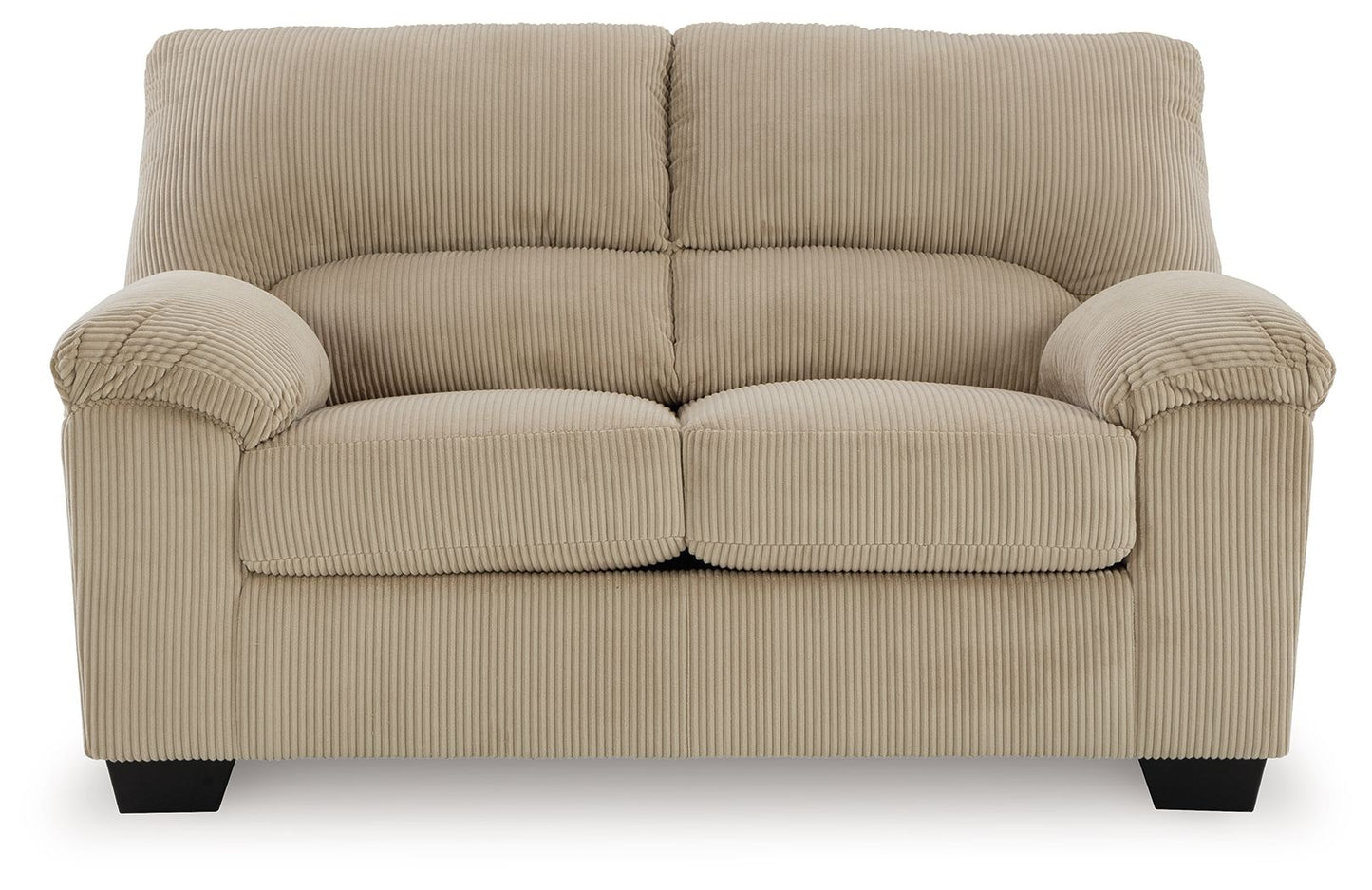 SimpleJoy Corduroy Living Room Sofa and Loveseat