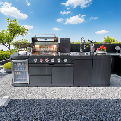 46 Inch Deluxe Stainless Steel Gas Kitchen Grill