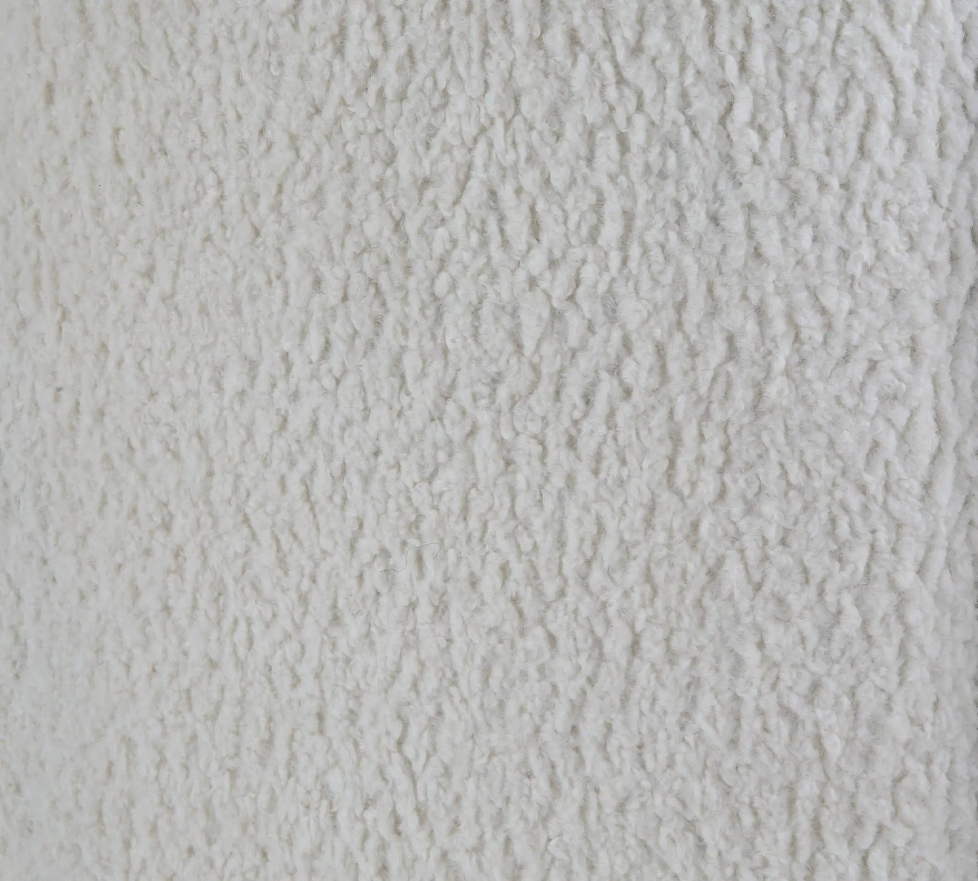 Osmash Teddy Sherpa Sofa white plush sherpa upholstery close-up by Unique Piece Furniture on Tampa Home & Garden Store