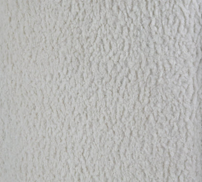 Osmash Teddy Sherpa Sofa white plush sherpa upholstery close-up by Unique Piece Furniture on Tampa Home & Garden Store
