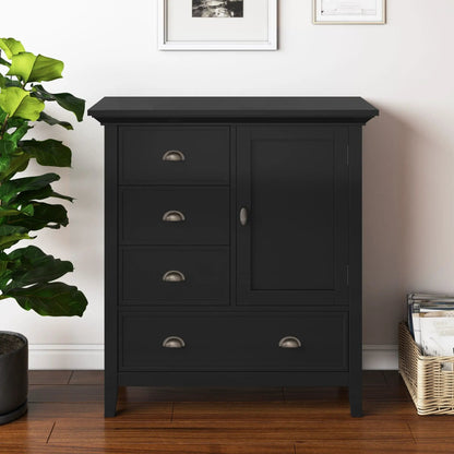 Redmond Handcrafted Solid Wood Storage Cabinet