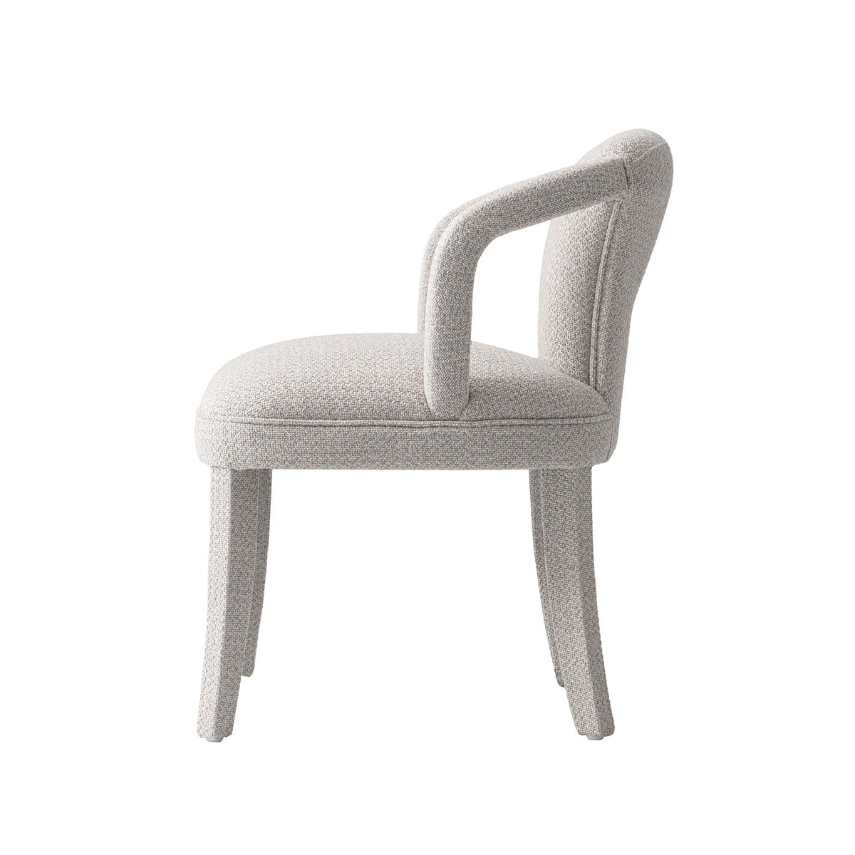 Palmer Mid Century Modern Tweed Armchair