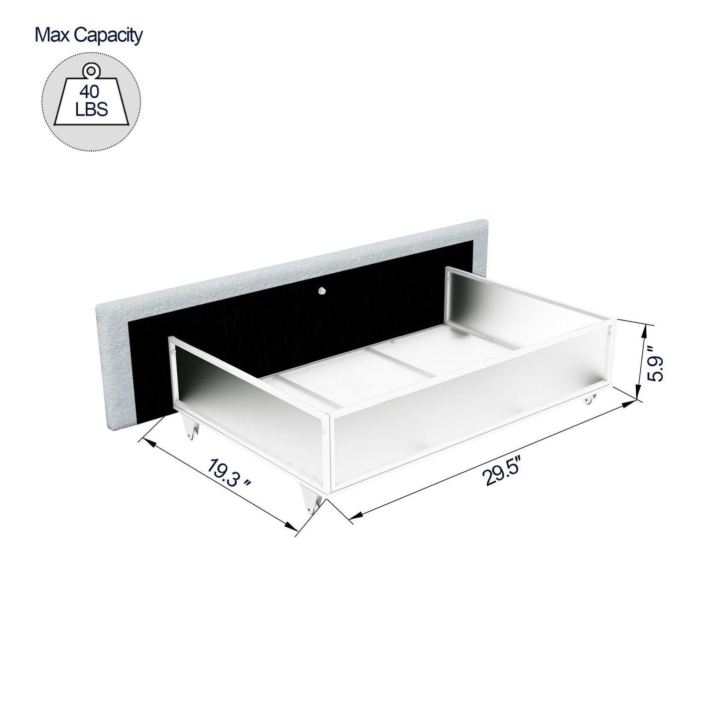 Liv Upholstered Storage Platform Bed with Drawers