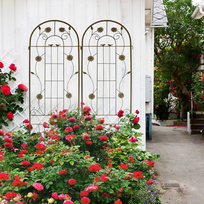 Metal Garden Trellis for Climbing Plants Outdoor