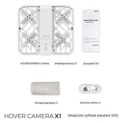 HoverCamera X1 white drone with storage bag gray and data line included on Tampa Home & Garden Store