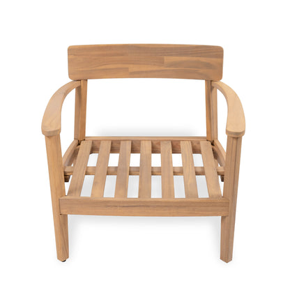 Mallorca Acacia Wood Club Chair with Seat Cushion by HouseOfZazla outdoor chair on Tampa Home & Garden Store