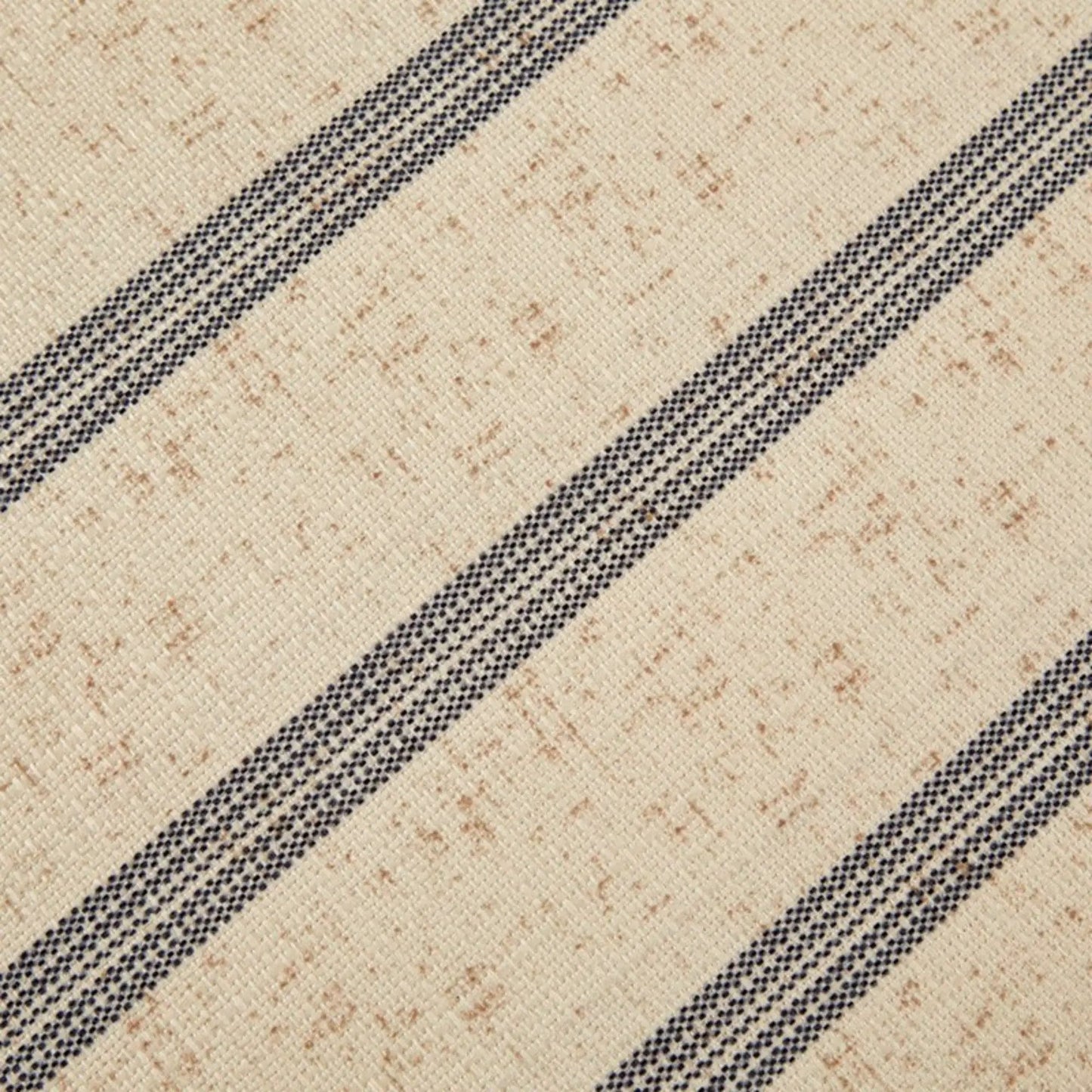 Accent Ottoman Printed Stripe beige upholstery with navy stripes Unique Piece Furniture on Tampa Home & Garden Store