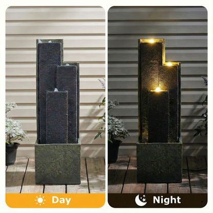 Modern 39 Inch Outdoor Water Fountain For Patio